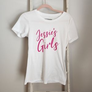 Kittenish large Jessie's Girls short sleeve graphic tee